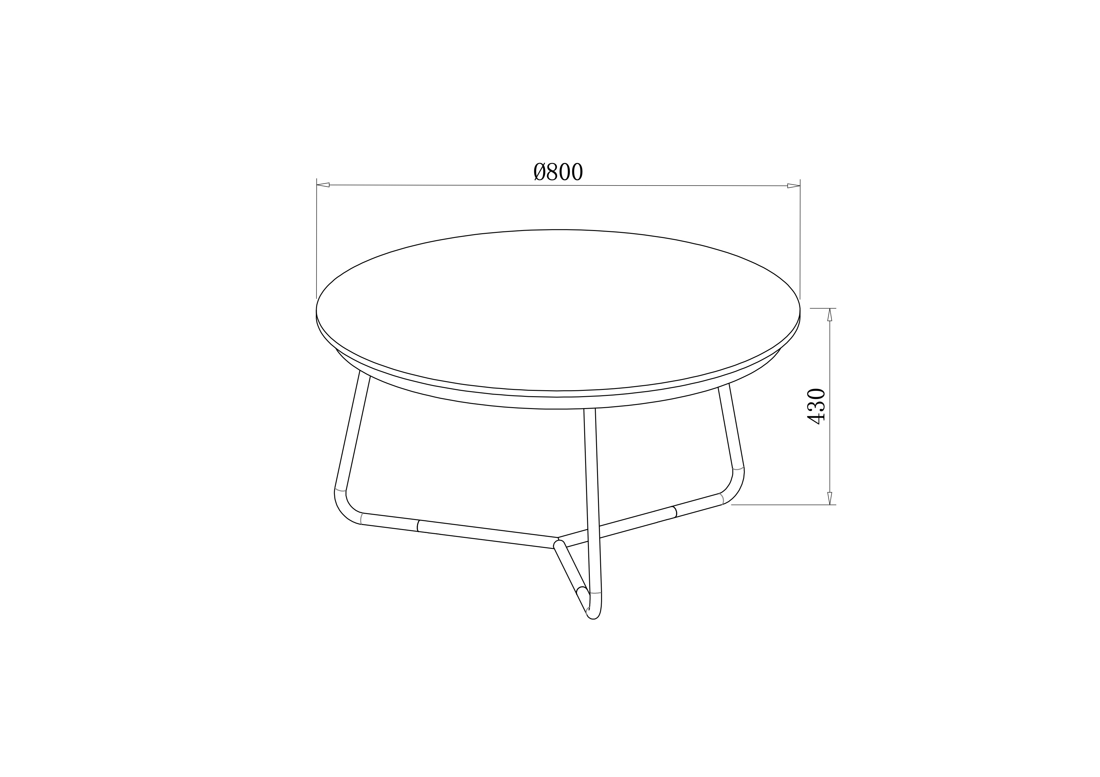 Rayo 2 Seat Lounge Set dimensions